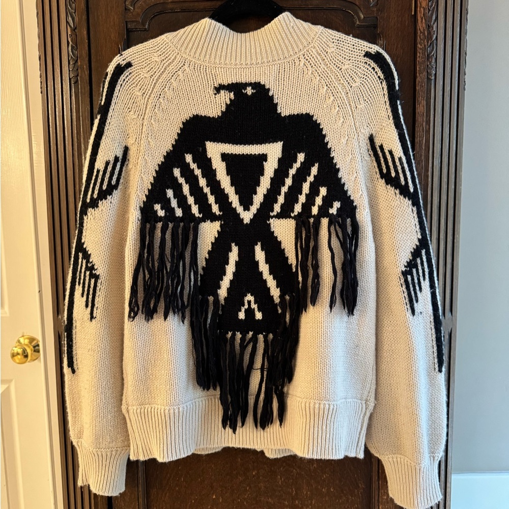 Jen’s Pirate Booty Eagle Cardigan Small